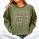 Small Military Green Books Are My Love Language Library Reading Cozy Edition For Book Lovers Sweatshirt