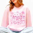 XXXL Light Pink Books Are My Love Language Library Reading Cozy Edition For Book Lovers Sweatshirt