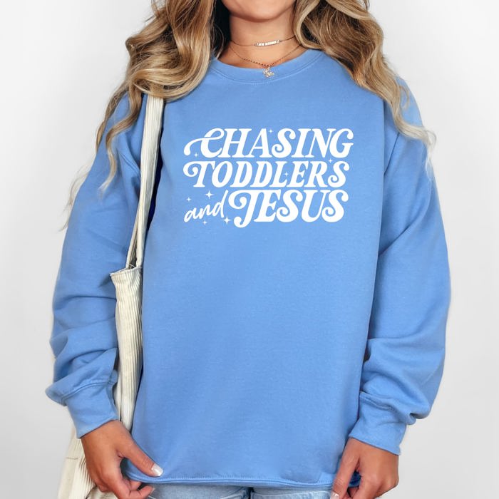 Chasing Toddlers And Jesus Christian Mom Faith Gospel On The Move Morning Blessings Sweatshirt