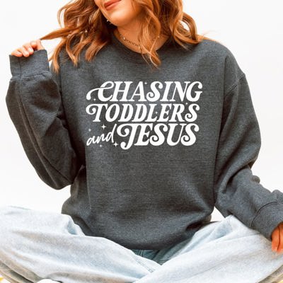 Chasing Toddlers And Jesus Christian Mom Faith Gospel On The Move Morning Blessings Sweatshirt