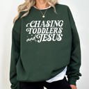  Chasing Toddlers And Jesus Christian Mom Faith Gospel On The Move Morning Blessings Sweatshirt