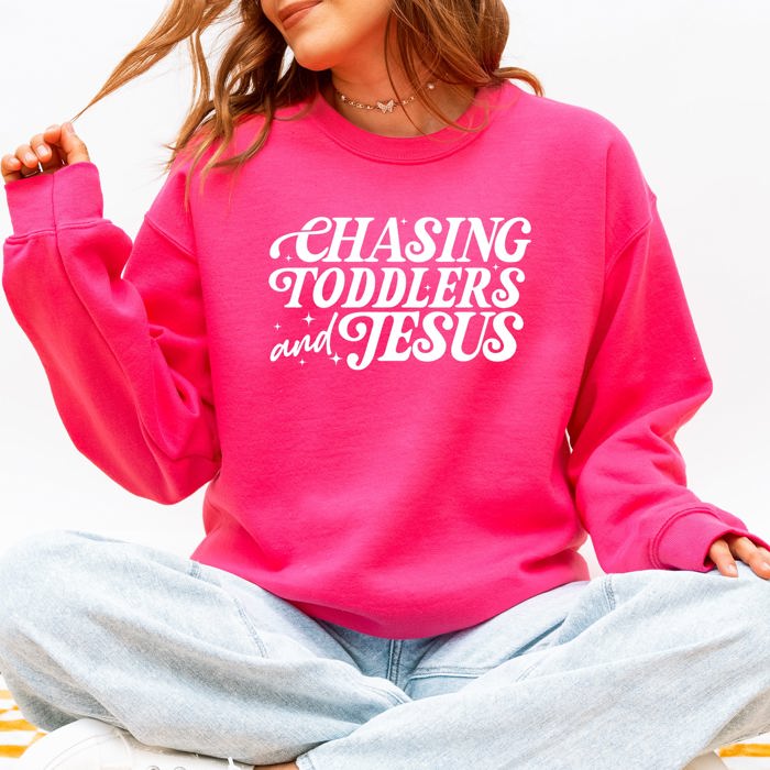 Chasing Toddlers And Jesus Christian Mom Faith Gospel On The Move Morning Blessings Sweatshirt