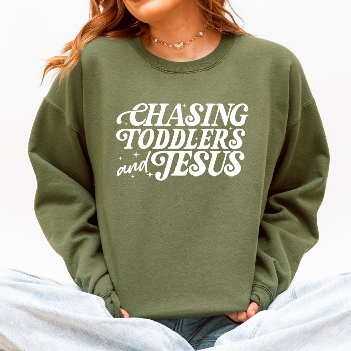 Chasing Toddlers And Jesus Christian Mom Faith Gospel On The Move Morning Blessings Sweatshirt