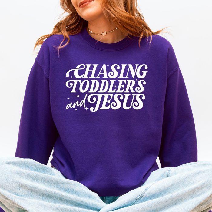 Chasing Toddlers And Jesus Christian Mom Faith Gospel On The Move Morning Blessings Sweatshirt