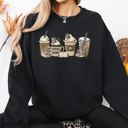 Large Black Coffee and Books Reading BookTok Library Cozy Mug and Novel Lovers Sweatshirt