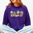 Small Purple Coffee and Books Reading BookTok Library Cozy Mug and Novel Lovers Sweatshirt