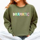 XXL Military Green Book Worm Pastel Reading Romance BookTok Charm For Book Lovers Everywhere Sassy Style Sweatshirt