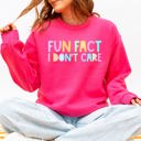  Fun Fact I Don't Care Pastel Edition For Book Lovers And Romance Readers Sweatshirt