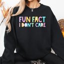 XXXL Black Fun Fact I Don't Care Pastel Edition For Book Lovers And Romance Readers Sweatshirt