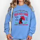 XXXL Carolina Blue Dirty Chicken I Don't Give A Crude Sassy Christian Mom Faith Forward Everyday Sweatshirt