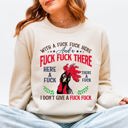 XXXL Sand Dirty Chicken I Don't Give A Crude Sassy Christian Mom Faith Forward Everyday Sweatshirt