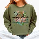 XXXL Military Green Not Lucky, Simply Blessed Christian Faith Based Gospel For Believers Graphic Sweatshirt