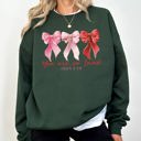 Small Forest Dark Green You Are Loved John 3-16 Bible Verse Faith Hope Grace Message For Christians Sweatshirt
