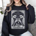 Medium Black Intoxicologist Tarot Drinking Party Bar Club Nightlife Vibes All Occasion Sweatshirt