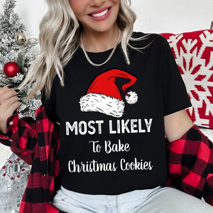 Most Likely To Christmas Family Holiday Memories And Cozy Gatherings Party Tee