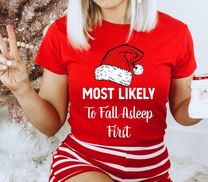Most Likely To Christmas Family Holiday Memories And Cozy Gatherings Party Tee