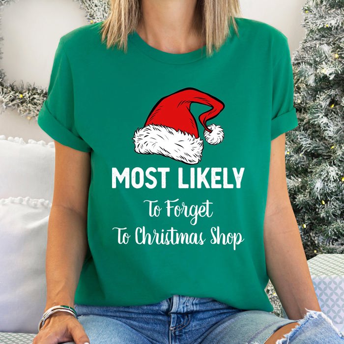 Most Likely To Christmas Family Holiday Memories And Cozy Gatherings Party Tee