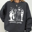  Ghoul Gang Witch Halloween Spooky Costume Meme Trendy Cozy Soft Premium Warm Sweatshirt