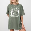 XXL Moss Dark Green Ghoul Gang Witch Halloween Spooky Meme Costume Night Coven Dark Fantasy Vintage Fright Night Comfort Colors Tee