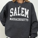  Salem Massachusetts Witch Halloween Spooky Meme Costume Aesthetic Gothic Sweatshirt