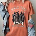 XXL Yam Girls Trip Salem Skeleton Ghost Witch Meme Halloween Spooky Costume Comfort Colors Tee