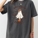  Boot Scootin' Spooky Ghost Bat Skeleton Witch Halloween Meme Party Comfort Colors Tee