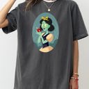 Small Pepper Dark Gray Snow White Spooky Princess Skeleton Witch Halloween Meme Costume Comfort Colors Tee