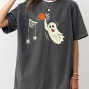 Large Pepper Dark Gray Basketball Ghost Spooky Skeleton Witch Meme Halloween Costume Comfort Colors Tee