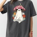 XXL Pepper Dark Gray Mushroom Ghost Skeleton Spooky Witch Halloween Meme Costume Aesthetic Comfort Colors Tee