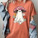 XXL Yam Mushroom Ghost Skeleton Spooky Witch Halloween Meme Costume Aesthetic Comfort Colors Tee