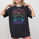 Small Black Spirit Board Ouija Skeleton Spooky Witch Halloween Meme Horror Night Vibes Comfort Colors Tee
