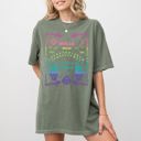 XL Moss Dark Green Spirit Board Ouija Skeleton Spooky Witch Halloween Meme Horror Night Vibes Comfort Colors Tee