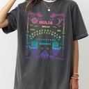 Large Pepper Dark Gray Spirit Board Ouija Skeleton Spooky Witch Halloween Meme Horror Night Vibes Comfort Colors Tee