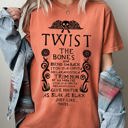 XXL Yam Twist The Bones Skeleton Spooky Ghost Witch Aesthetic Halloween Costume Comfort Colors Tee