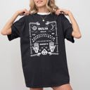 Medium Black Spirit Board Skeleton Spooky Ghost Witch Meme Aesthetic Halloween Funny Comfort Colors Tee