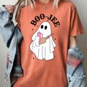 Small Yam Boo-Jee Ghost Skeleton Spooky Witch Meme Halloween Costume Mashup Comfort Colors Tee