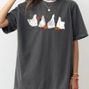 Small Pepper Dark Gray Ghost Geese Farm Skeleton Pumpkin Witch Halloween Meme Spooky Night Comfort Colors Tee