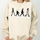 XXXL Sand Burton Road Skeleton Ghost Witch Halloween Costume Dark Spooky Graphic Print Inspired By Classic Horror Sweatshirt