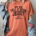 XXL Yam Are You Fall-O-Ween Jesus Skeleton Ghost Spooky Witch Aesthetic Meme Halloween Costume Comfort Colors Tee