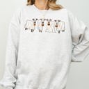  Ghost Cows Farm Skeleton Witch Spooky Halloween Meme Dark Night Limited Edition Sweatshirt