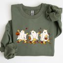  Ghost Pooh Bear Skeleton Halloween Spooky Witch Aesthetic Meme Costume Sweatshirt