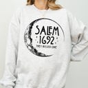 XXL Ash Light Gray Salem 1692 Skeleton Funny Spooky Witch Aesthetic Halloween Meme Costume Sweatshirt