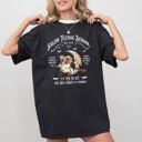 Small Black Salem Flying School Skeleton Witch Halloween Meme Costume Edition Comfort Colors Tee