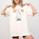 Large Ivory Cream Creep It Real Ghost Skeleton Spooky Witch Halloween Costume T Shirt Comfort Colors Tee