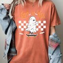 XL Yam Creep It Real Ghost Skeleton Spooky Witch Halloween Costume T Shirt Comfort Colors Tee