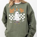  Creep It Real Ghost Skeleton Witch Halloween Meme Costume Night Spook Edition Sweatshirt