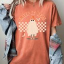 Small Yam Creep It Real Retro Ghost Skeleton Funny Spooky Witch Aesthetic Meme Halloween Costume Comfort Colors Tee