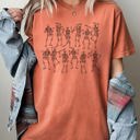 Small Yam Dancing Skeletons Witch Skull Halloween Costume Illustration Artwork Comfort Colors Tee