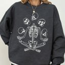  Juggling Skeleton Ghost Farm Witch Skull Halloween Night Parade Of Spooky Characters Sweatshirt