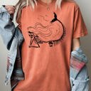  Mermaid Skeleton Ghost Witch Skull Meme Halloween Spooky Aesthetic Comfort Colors Tee